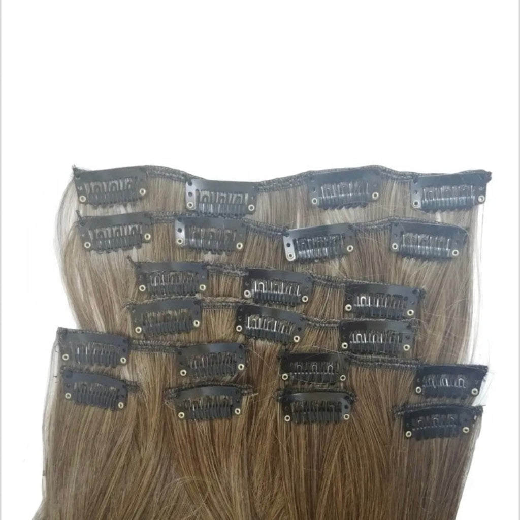 Straight Long Full Head Clip-On Hair Extensions (55–60cm)