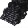 10-Piece Luxury Human Hair Clip-In Extensions